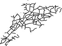 mru Mano River basin road network