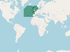 OSPAR Regions (North-East Atlantic, 2014)